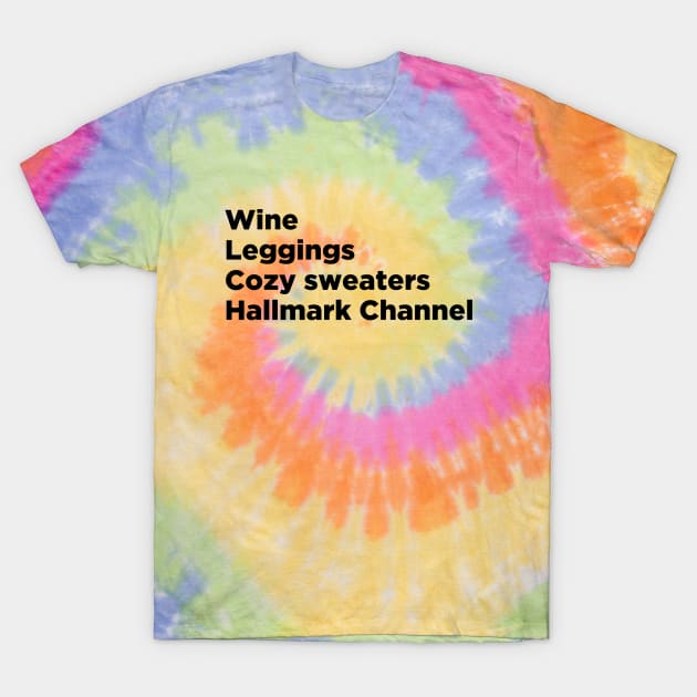 Countdown to Christmas with Wine, Leggings, Sweaters and Hallmark T-Shirt by We Love Pop Culture